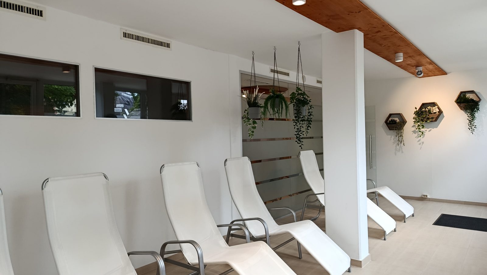 Ruheraum der Sauna